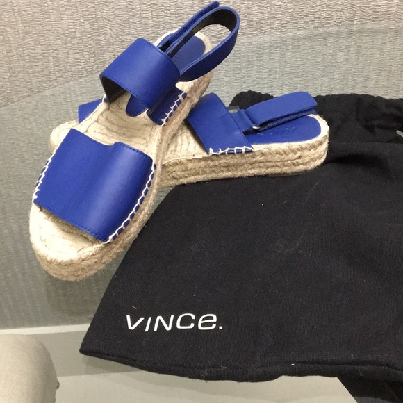 Vince Shoes - Blue espadrille sandals